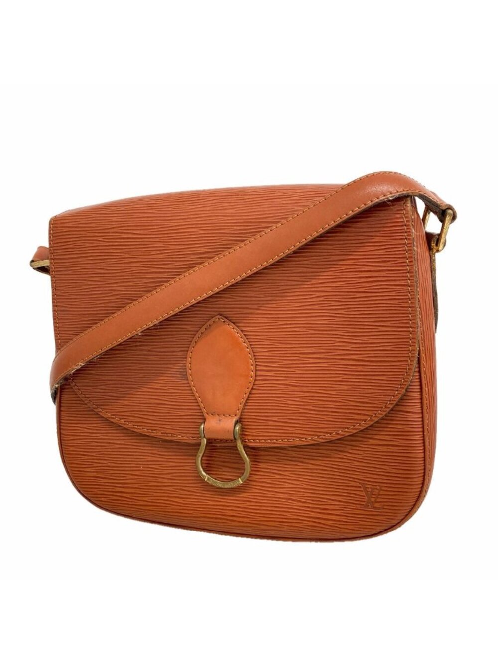 Louis Vuitton Shoulder Bag Epi Saint-cloud Kenya Brown